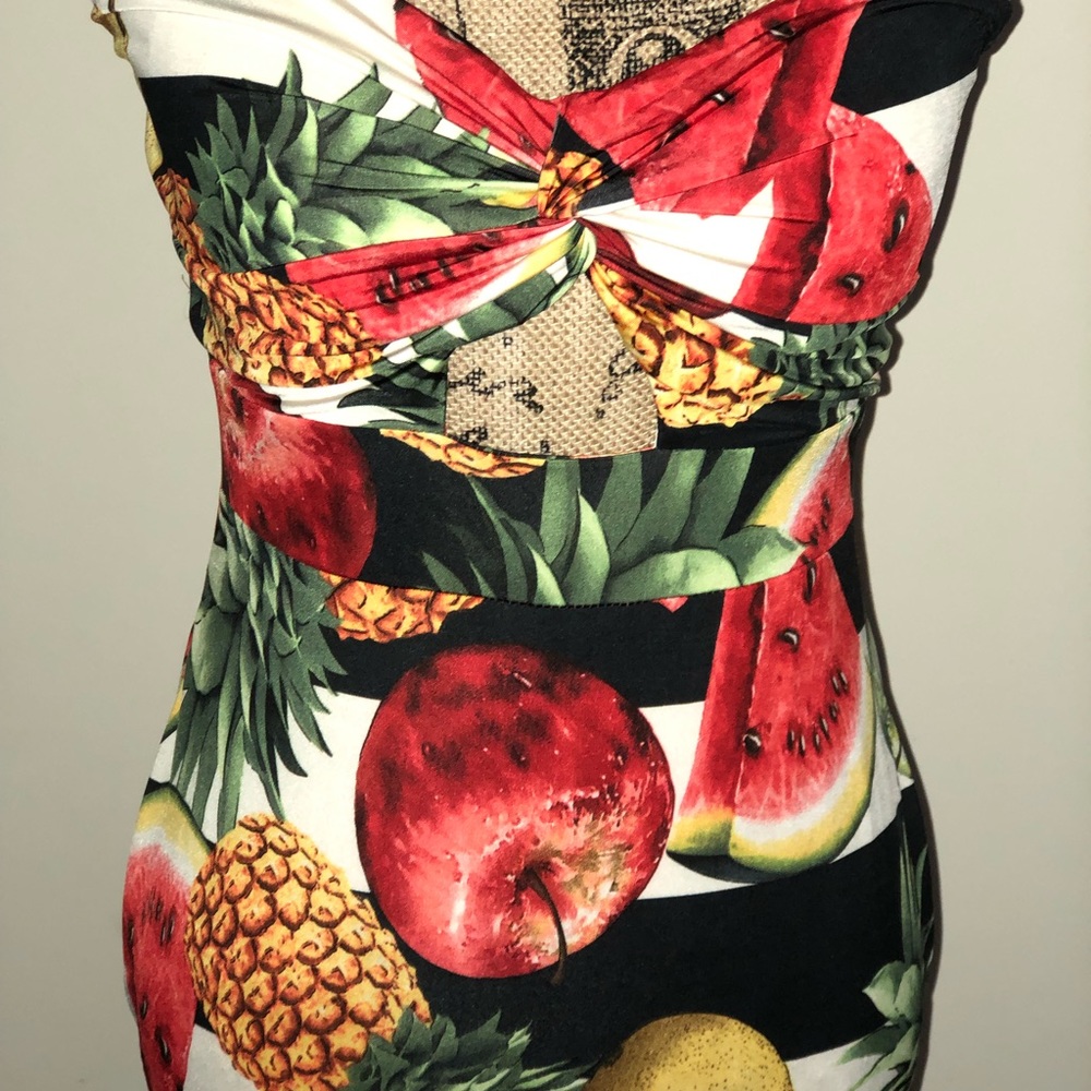 Fruit print maxi dress - Picture 3 of 7